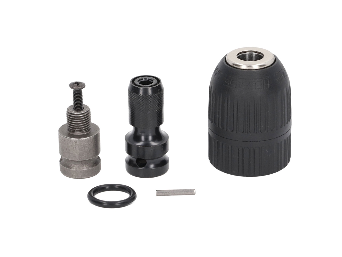 Portabrocas Autoajustable, Autobloqueante Y Sin Llave Para Llave De Impacto Eléctrica De 1/2" 20unf.