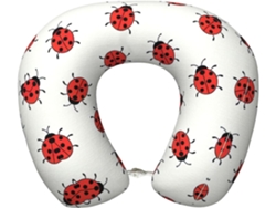 Almohada Viaje Espuma Viscoelástica Poliéster, Soporte Relajación, Fácil Viajes