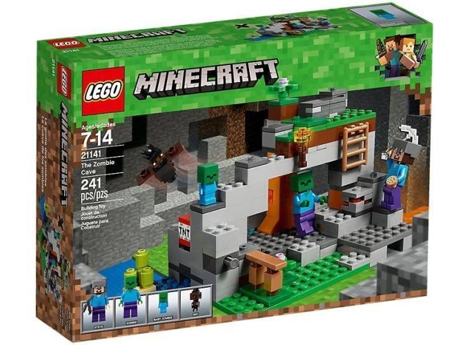 LEGO Minecraft: La cueva de los zombis - 21141 (Edad Mínima: 7 - 241 Piezas)