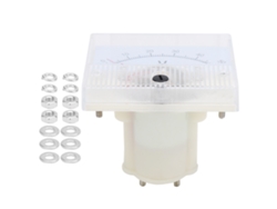 Voltímetro De Cc 85c1 0~50v Panel Abs Integrado Resistencia Antiinterferencias Medidor De Voltaje Estabilizador Prueba De Distribución