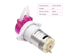Bomba Peristáltica Dosificadora Mini Autoaspirante 24v Tubo De Silicona 3mm Id X 5mm Od Para Acuario Laboratorio Análisis Químico
