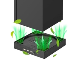Ventilador De Refrigeración Compatible Con Xbox Series X, Admite 3 Puertos Usb 2.0, Velocidad Ajustable.