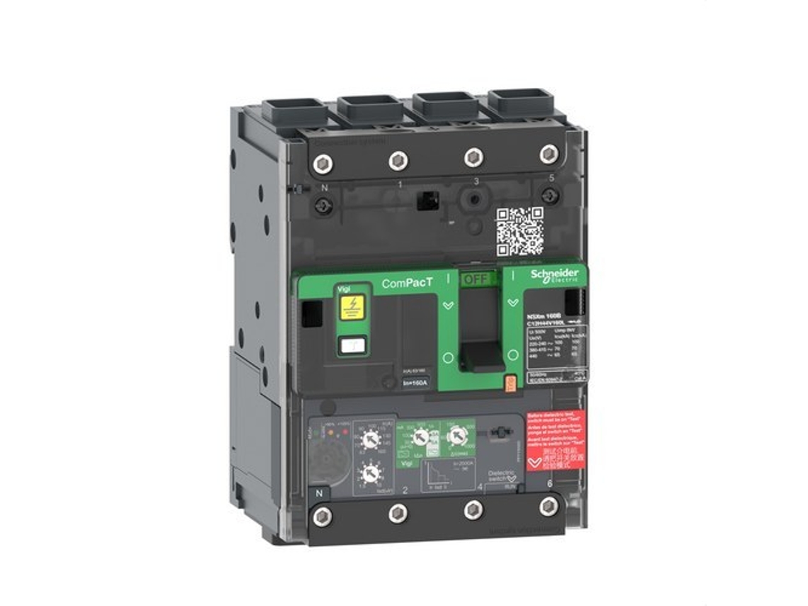 Interruptor automático ComPacT NSXm160E 16KA AC 4P 160A 4.1 ELink SCHNEIDER ELECTRIC