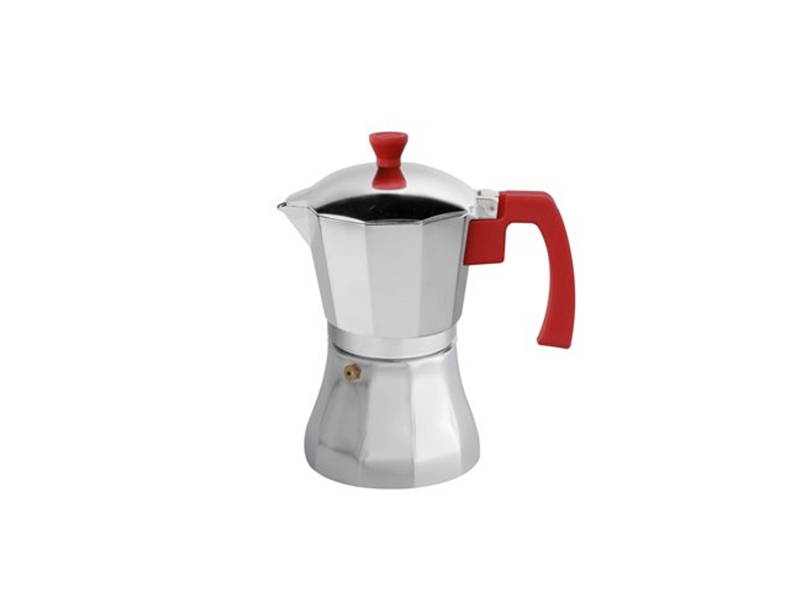 Cafetera Aluminio Inducción Supreme 3 Tazas Gris