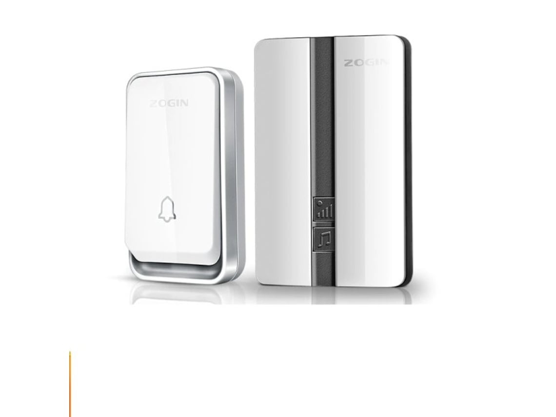Timbre Inalámbrico Impermeable Para El Hogar Con Dispositivo Autoalimentado, Conjunto De Timbre Inteligente Con Botón Y Receptor. Brilvibera_ptg