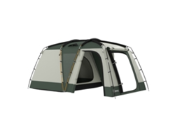 Barraca Camping 4 Lugares Impermeável Poliéster 460x300x200cm, Verde