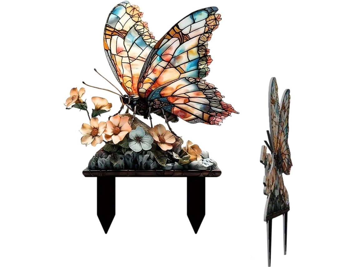 Decoración Arquitectónica Paisajística: Estacas De Mariposa, Diseño De Decoración De Jardín Y Patio, Sistema De