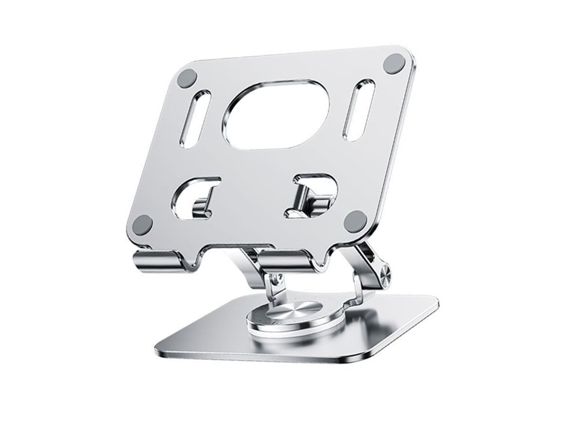Soporte Plegable Giratorio De 360° Para Tabletas Y Teléfonos Móviles Con Disipación De Calor, Fabricado En Aleación De Aluminio.