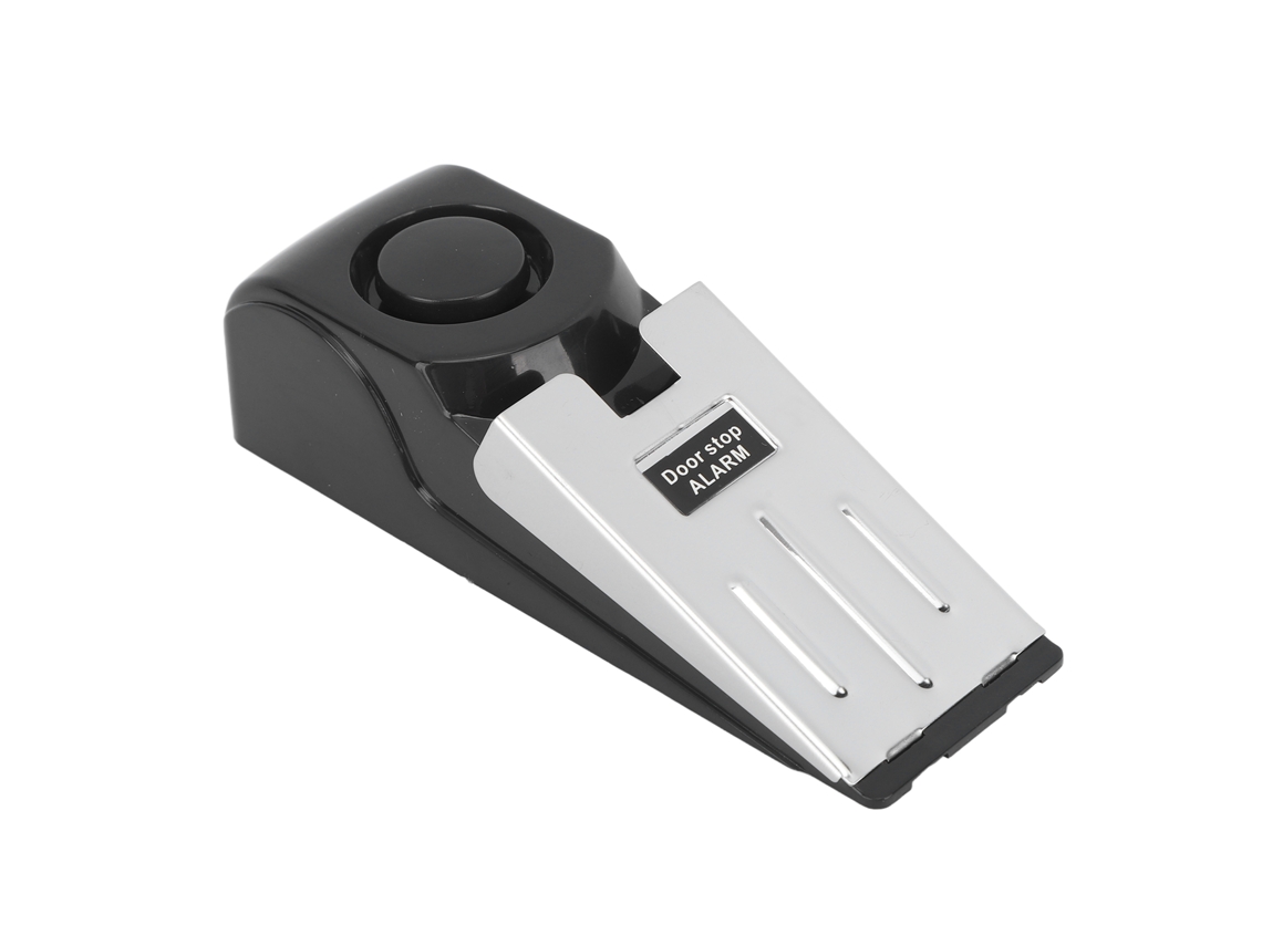 Alarma de tope de puerta mejorada, tope antiesquí de doble función con sensibilidad ajustable, perfecta para seguridad en viajes.