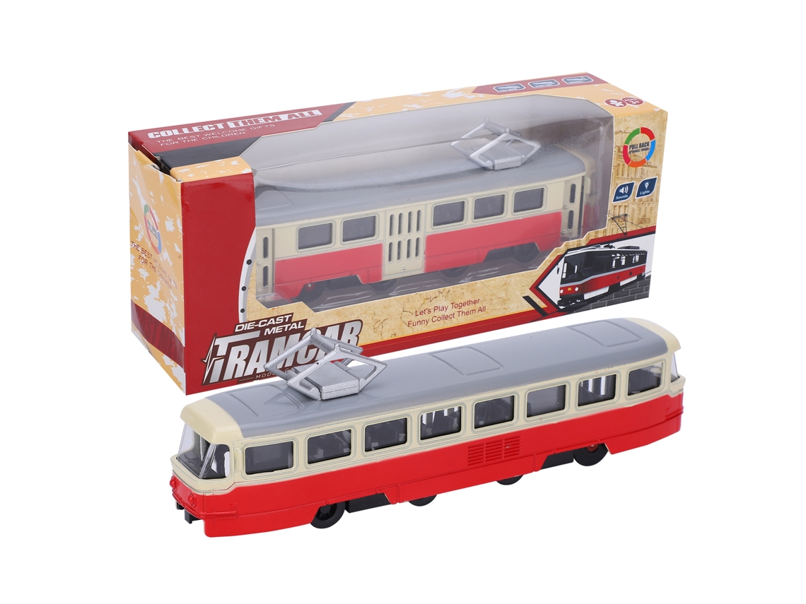 Ats-juguete Coche De Arrastre 1:90 Para Niños Modelo De Coche Simulado De Aleación Con Sonido Y Luz (rojo)