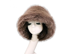 Gorro De Pescador De Invierno Para Mujer, Mullido, Acolchado Con Protección Para Las Orejas, Ala Ancha, Extragrande, Jjx