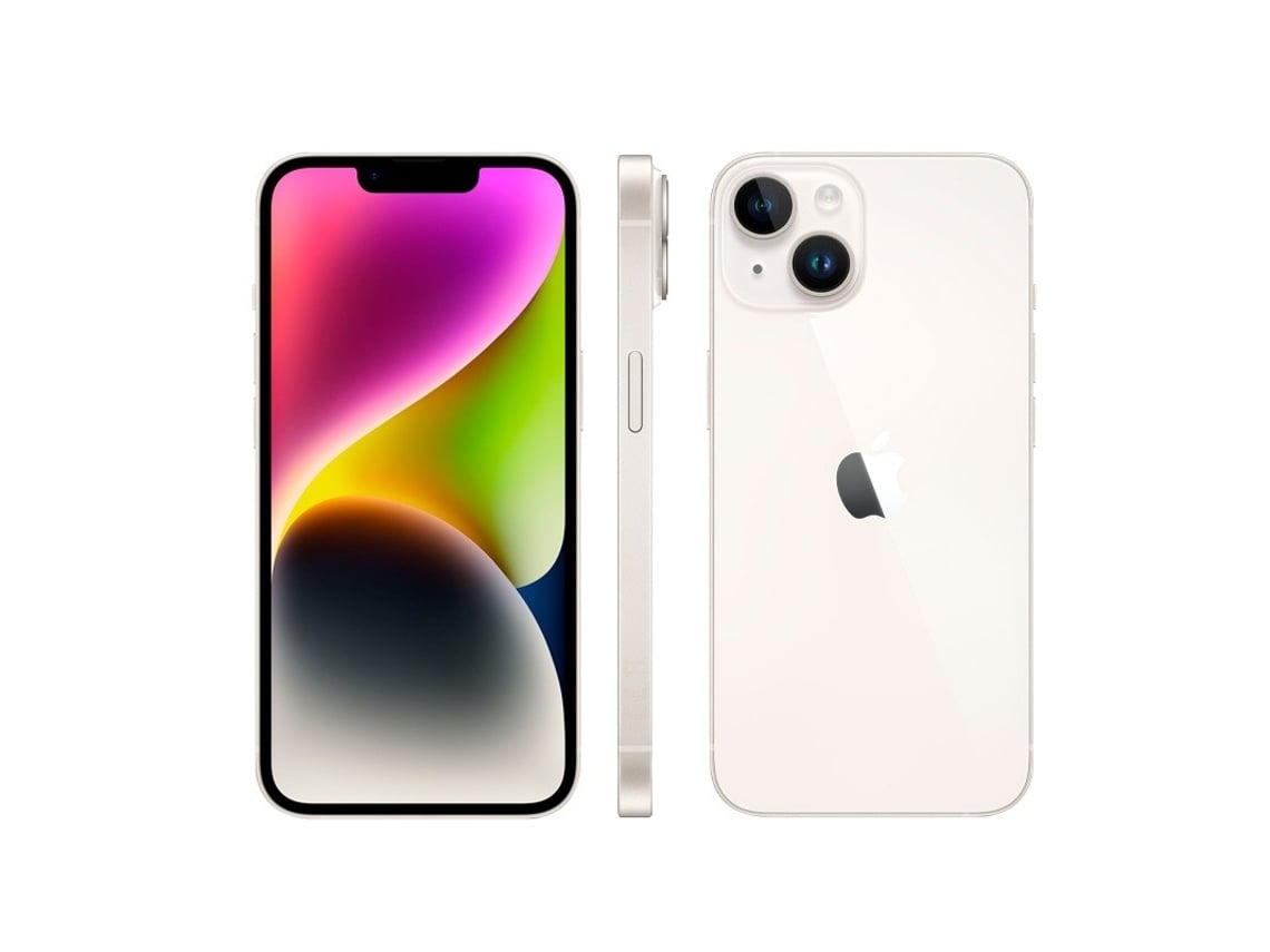iPhone 14 APPLE (Reacondicionado Como Nuevo - 6.1'' - 256 GB - Blanco)