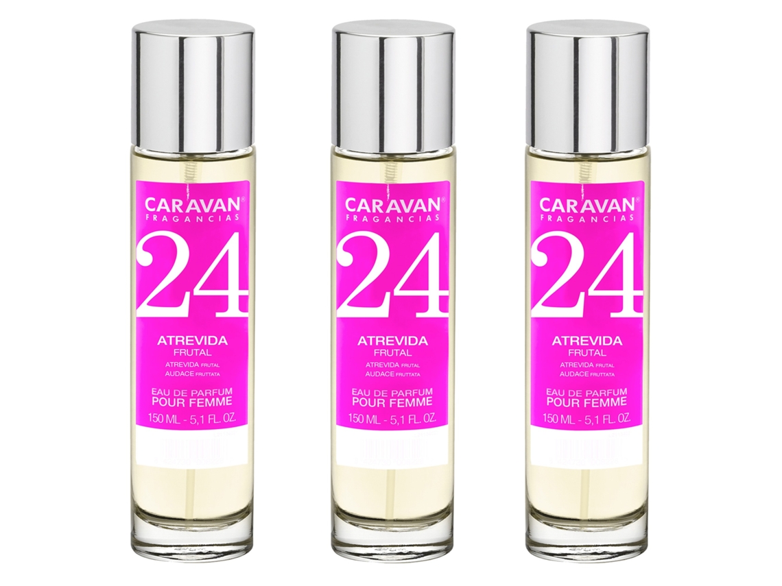 3x CARAVAN Perfume de Mujer Nº86 - 150ml