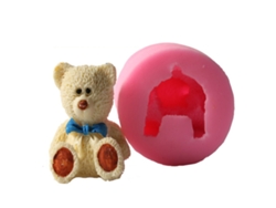 Molde de silicona para tartas, herramienta para decorar tartas, cupcakes y dulces, modelo oso 01