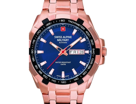 Reloj para Hombre Oro Rosa Acero Inoxidable 7043.1165 SWISS ALPINE MILITARY