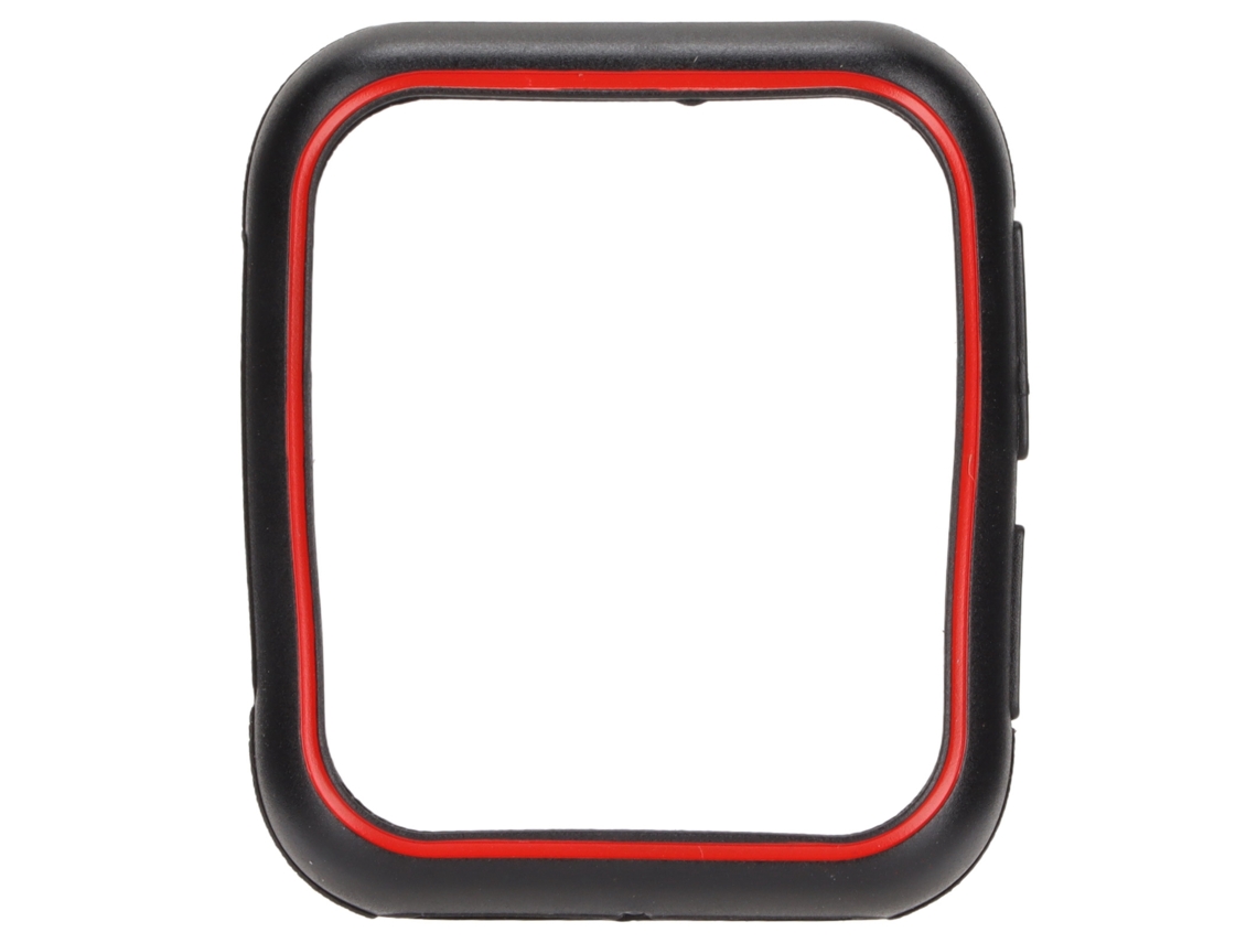Funda protectora de TPU suave para Oppo Watch 2 de 46 mm, resistente a arañazos, color negro y rojo