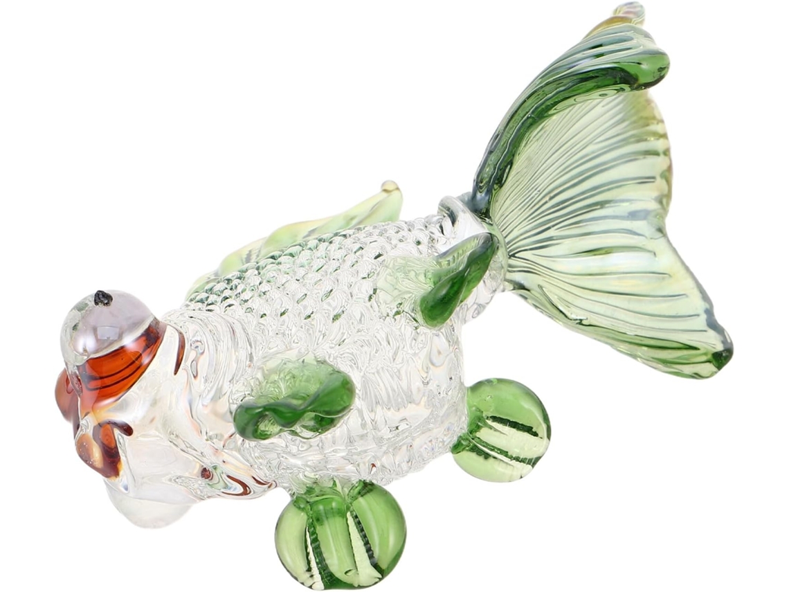 Figura Decorativa Carpa Cristal 93 24 5 48 72 Ornamental Estar Comedor Decoración Asiática Miniatura Regalo