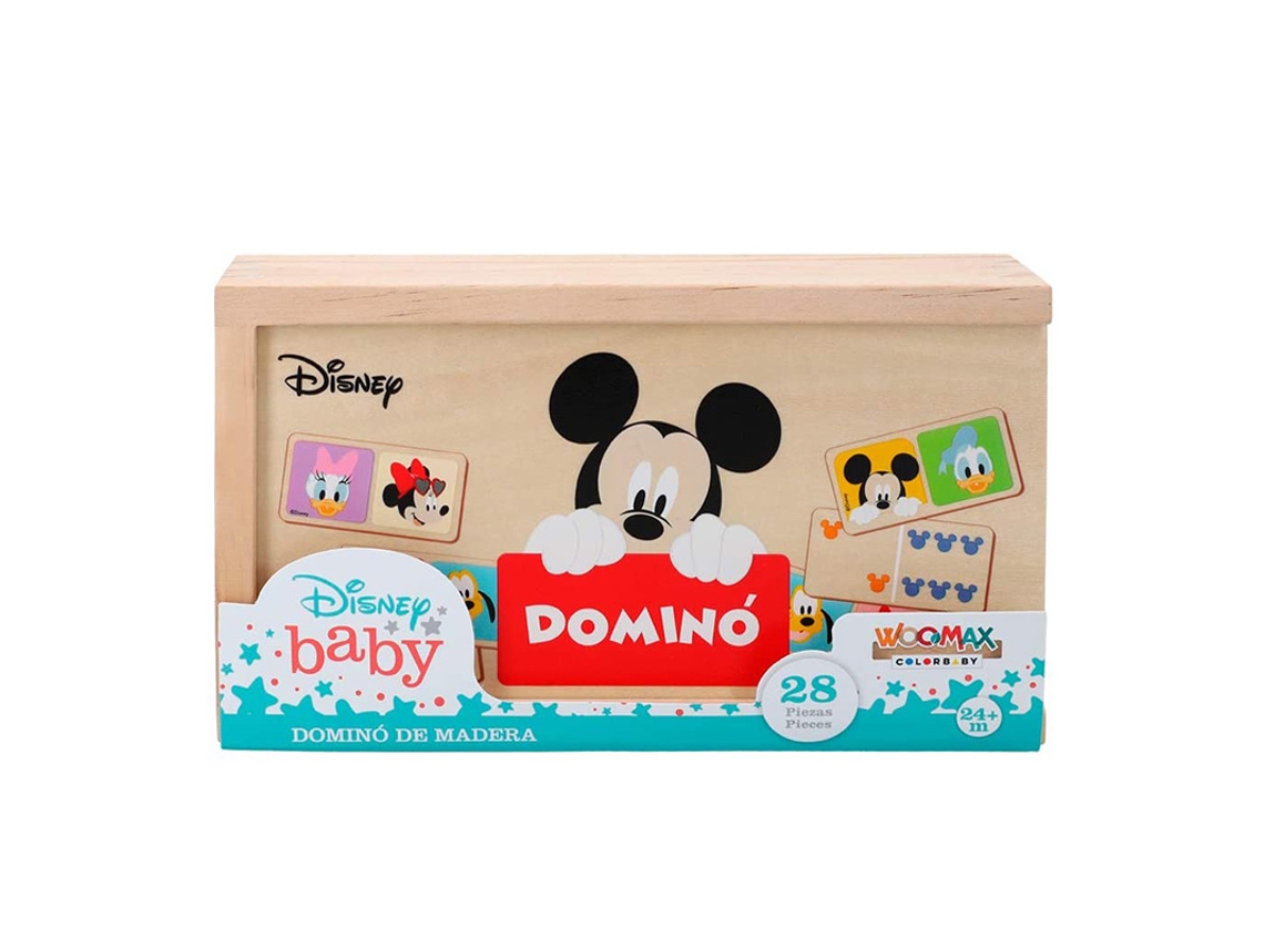 Juego de Dominó WOOMAX de madera Mickey y Minnie (2 años)