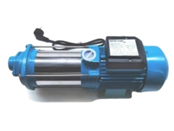 Bomba de agua de alto caudal, con protección contra sobrecarga, homologada para la UE, 220 V, color azul.