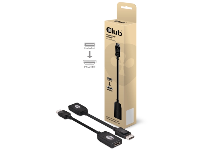 Adaptador HDMI CLUB3D DisplayPort para HDMI Passive