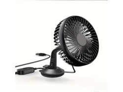 Mini Ventilador Para Coche Con Ventosa Y Tres Velocidades Ajustables. Ideal Para El Salpicadero, El Parabrisas Y Otros Lugares Del Coche.