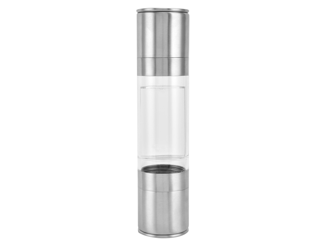 Molinillo manual 2 en 1 de acero inoxidable para ajo y pimienta | Sin marca