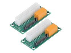 Iniciador De Sincronización De Fuente De Alimentación Dual Adaptador Dual Psu 24 Pin Sata Para Minero Btc