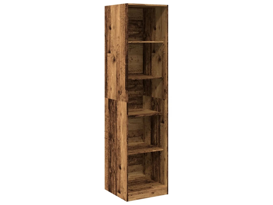 Armario de madera antigua MAISON EXCLUSIVE en derivados de la madera 50x50x200 cm