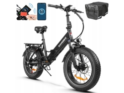 Bicicleta eléctrica Samebike Lotdm200 II 750 W 40 km/h 20 pulgadas NFC 13 Ah 48 V Negro