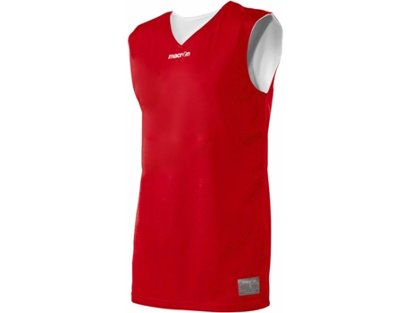 Camiseta de Hombre para Baloncesto MACRON Sin Mangas Memphys Rojo (4XL)