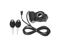 2026-mango De Acelerador Para Bicicleta Eléctrica Con 4 Luces Y Llave Control De Velocidad Para Modificación 48v Interfaz Sm