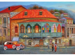 Rompecabezas de la calle Magnolia Old Tbilisi (1000 piezas)