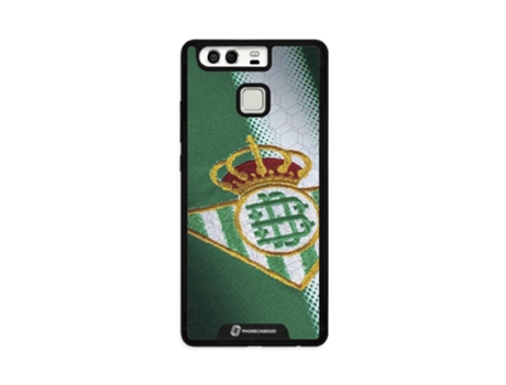 Funda Móvil Oficial Real Betis Fc para Huawei P9 PHONECASES3D Piel Sintética Negro
