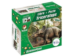 Libro DISFRAZZES y Puzzle Triceratops