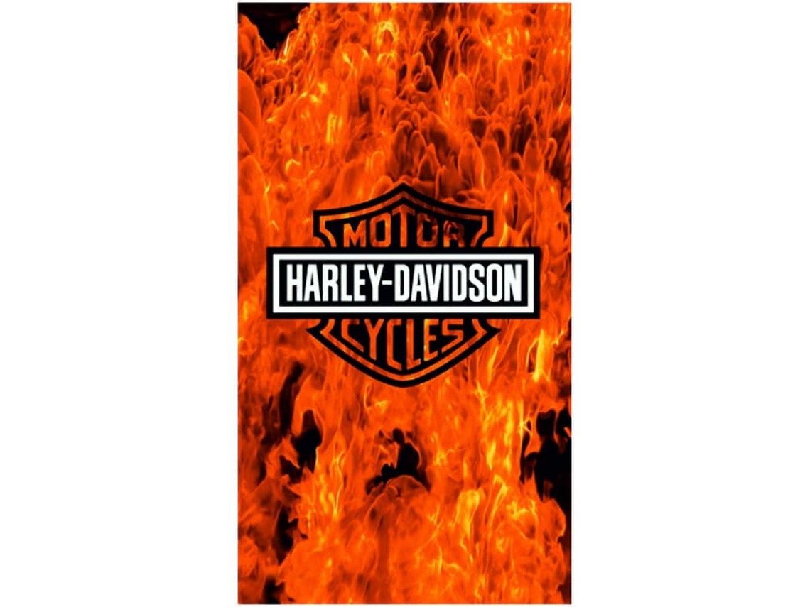 Toalla De Playa De Microfibra Harley Davidson Llamas