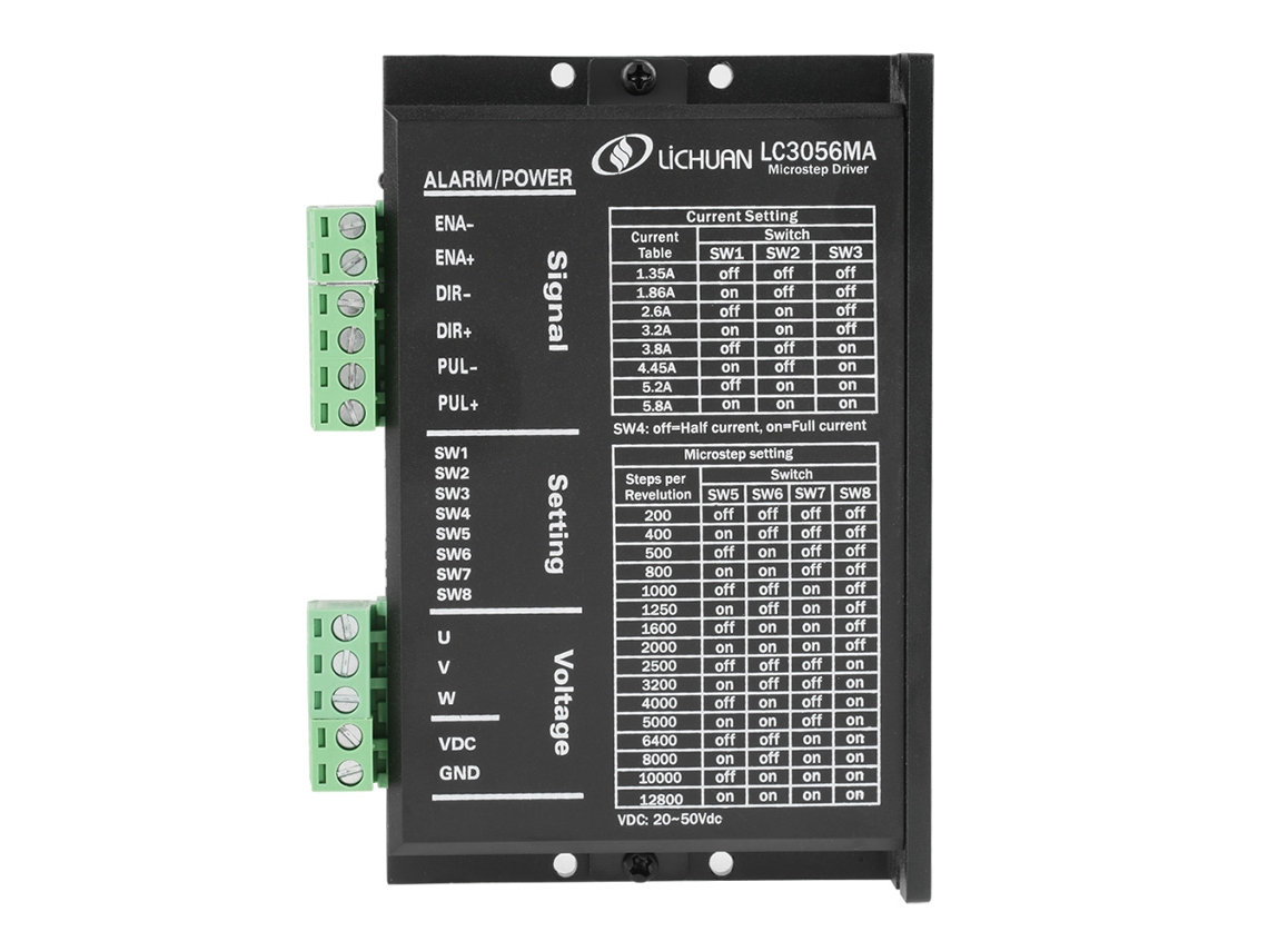 Controlador De Motor Paso A Paso Híbrido Trifásico Lc3056ma Dc20-50v 5.8a Para Nema23