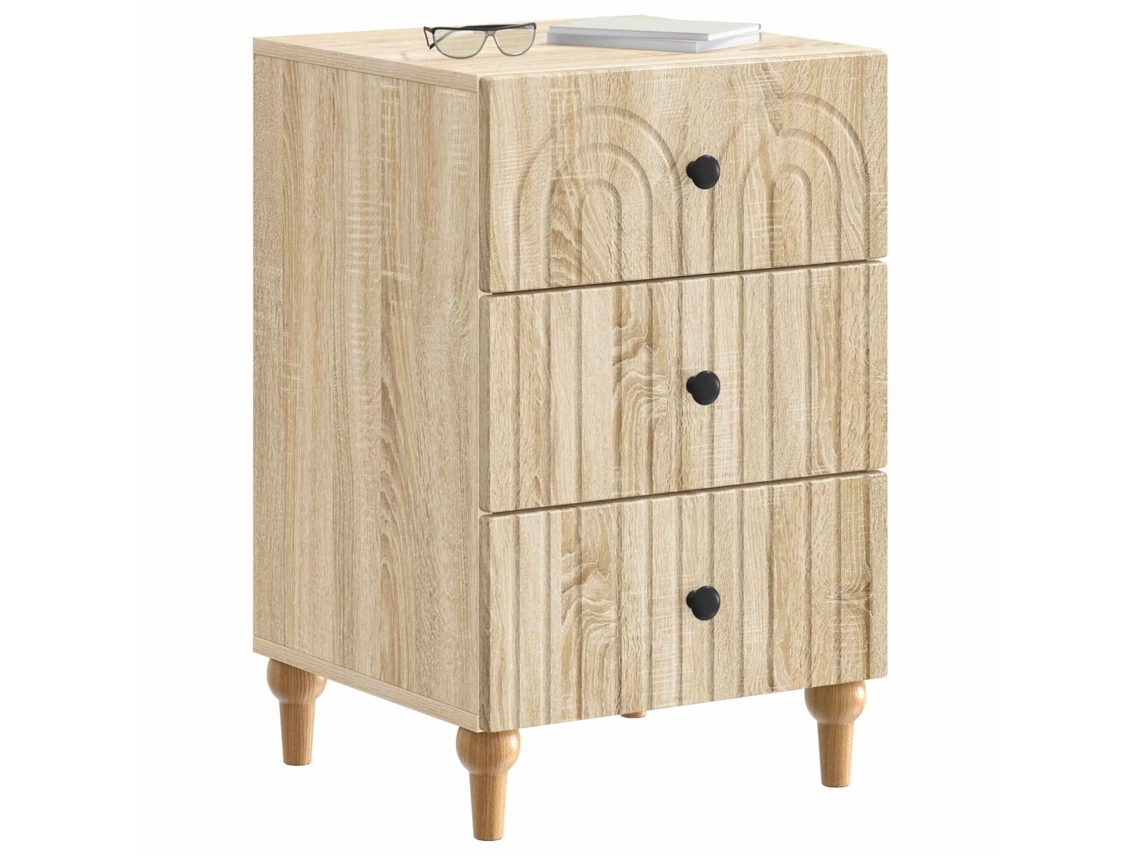 Maison Exclusive - Armario De Noche Con Cajón Roble Sonoma 43x 41 X 66,5 Cm