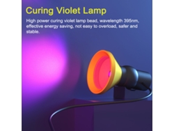 Lâmpada Violeta de Cura 10w Luz Ultravioleta Intensa para Reparo de Placa Mãe de Celular Solda Rápida