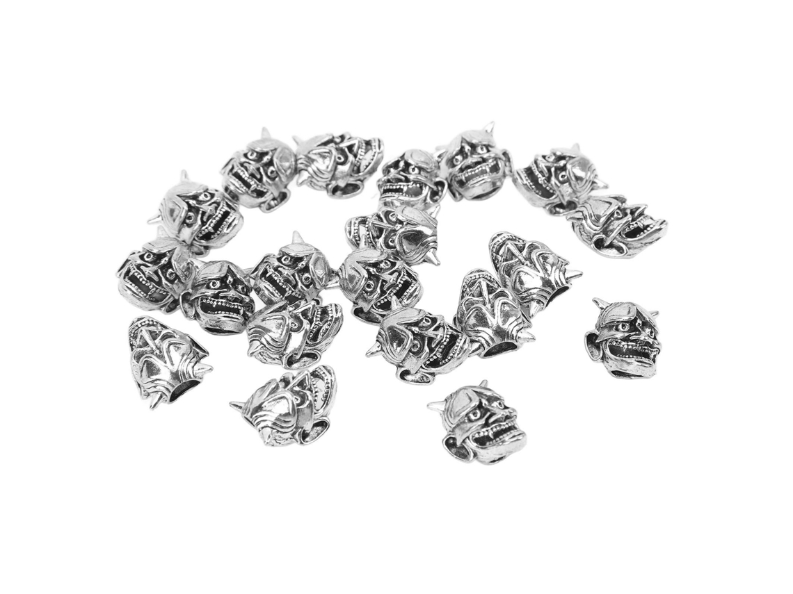 Kit De 20 Perlas Vikingas Para Barba Y Pelo Decoración Diy Unisex Accesorios Duraderos