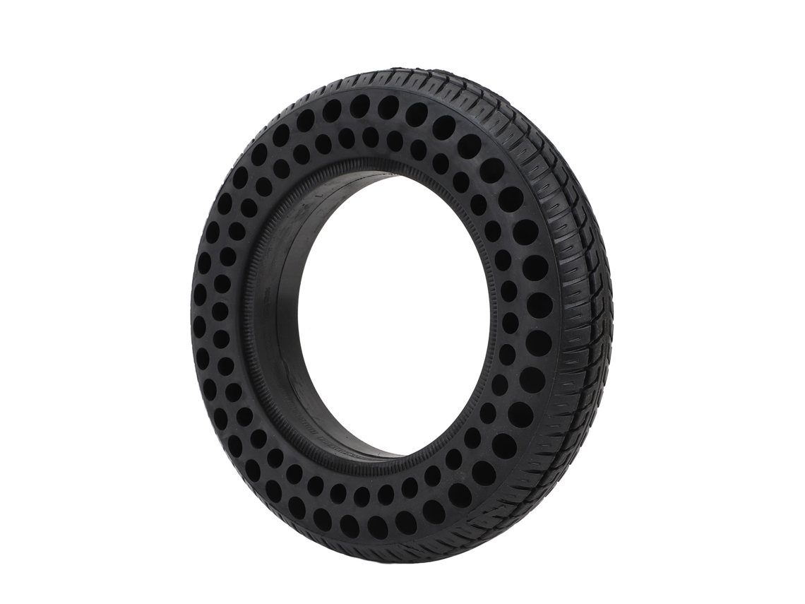 Neumático Macizo Para Patinete Eléctrico 10x2.125 De Goma Antideslizante Resistente A Los Impactos Con Diseño De Panal.
