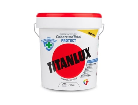 Pintura Plastica Antibacterias Cobertura Total TITAN