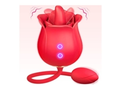 Vibrador de Juguete Rosa para Mujer Vibrador para Lamer la Lengua con Huevo Vibrador YEMAESRE Vibrador Rosa de Punto Grueso