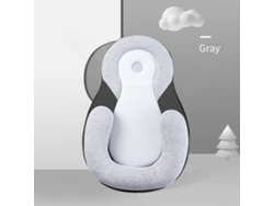 (gris) Almohada Del Apoyo De La Cabeza Del Bebé, Almohada De La Forma Del Recién Nacido, Almohada Lateral Del Dormir