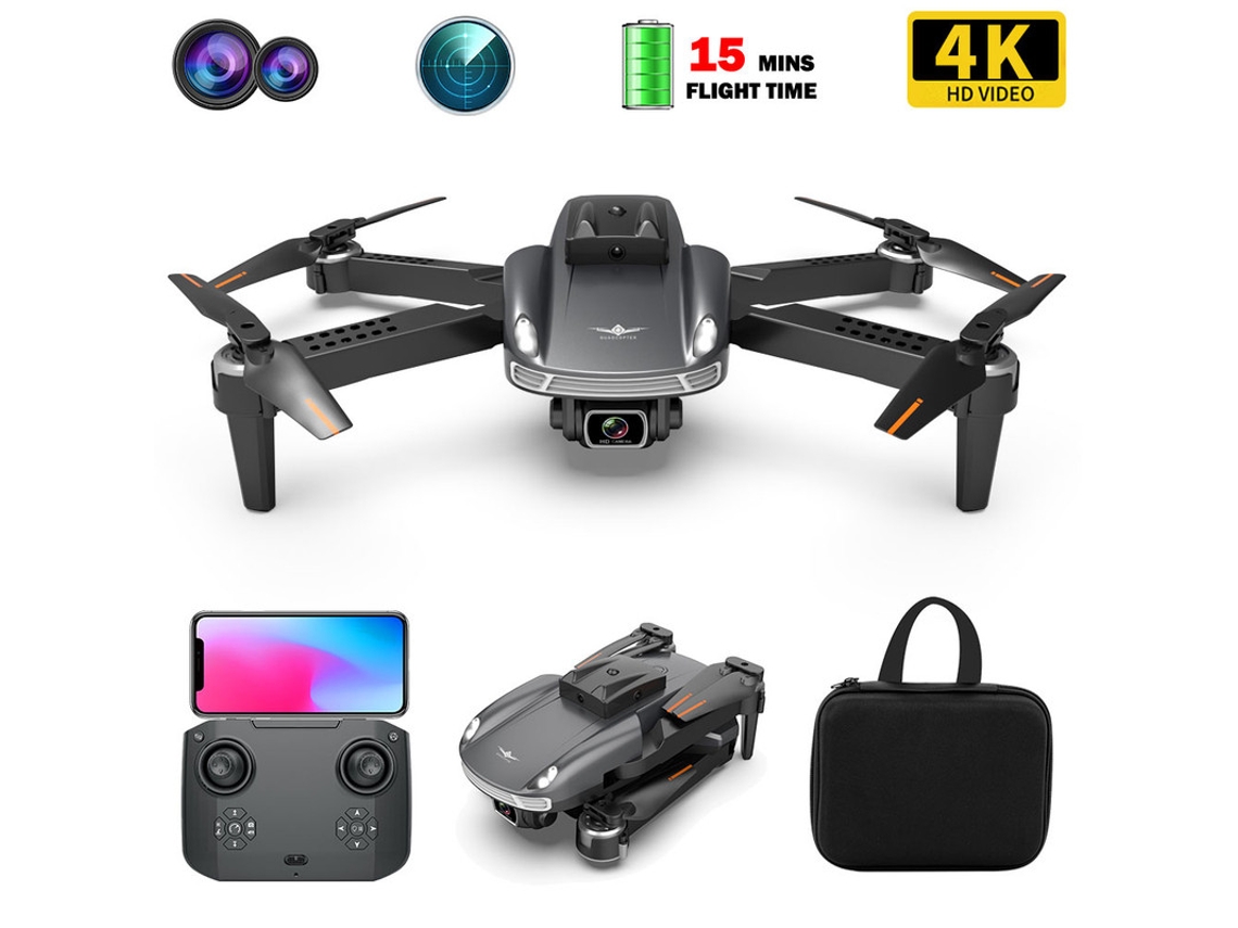 KF616 Mini Drone4K - Duración de la batería: 15 min - Negro YIZHOOD
