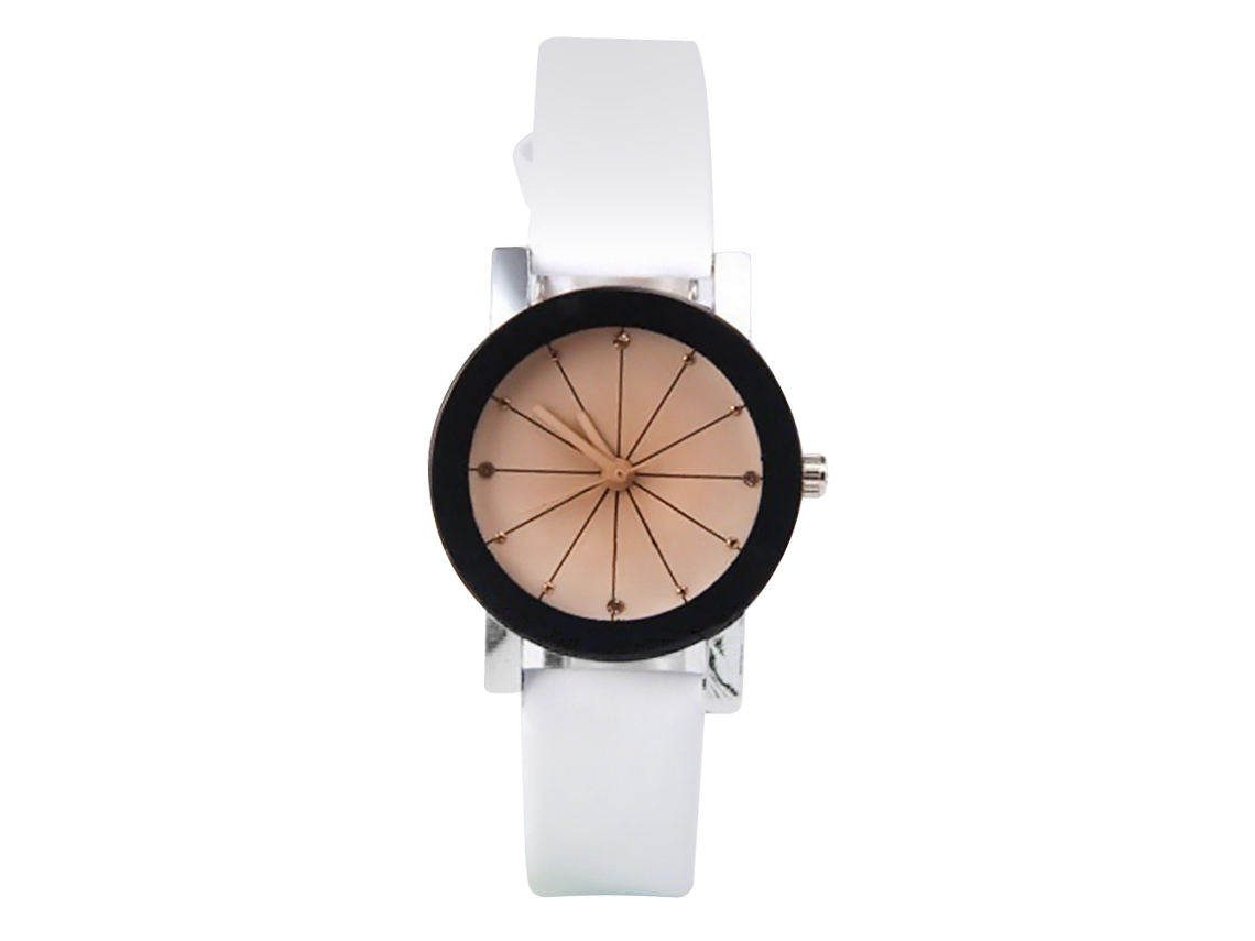 Reloj De Cuarzo Con Pulsera De Cuero Estilo Gladiador Punk Vikingo De Acero Inoxidable