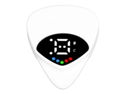 Afinador De Guitarra De Doble Peine Con Luz Led, Funciona Con Batería Cr2016, Para Guitarras Eléctricas, Acústicas Y Ukeleles.