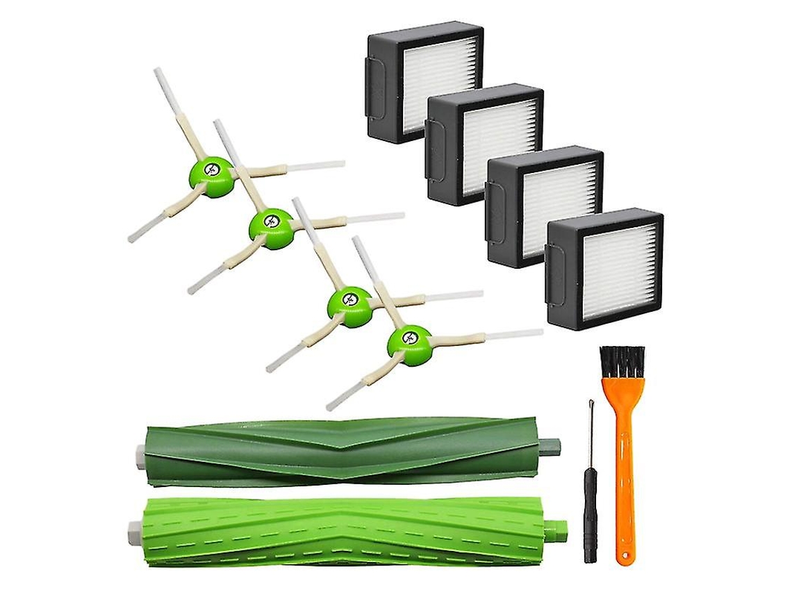 Paquete de 12 cepillos de filtro compatibles con aspiradoras Irobot Roomba i7, e5 y e6.