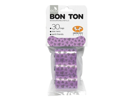 Bolsas higiénicas UNITED PETS Bon Ton Nano (Morado)
