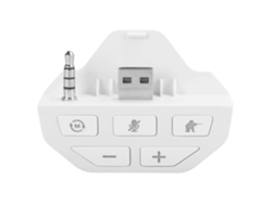 Adaptador de auriculares para mando o adaptador convertidor de auriculares para mando inalámbrico Xbox One Hengjian (blanco)