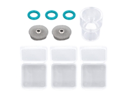 Juego de accesorios para antorcha de soldadura TIG con junta tórica, copa de vidrio y filtro, compatible con WP9 20 25 17 18 26 (6 piezas)